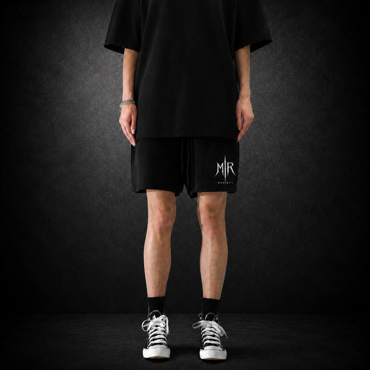 Women's Oversized Cotton Fleece Shorts
