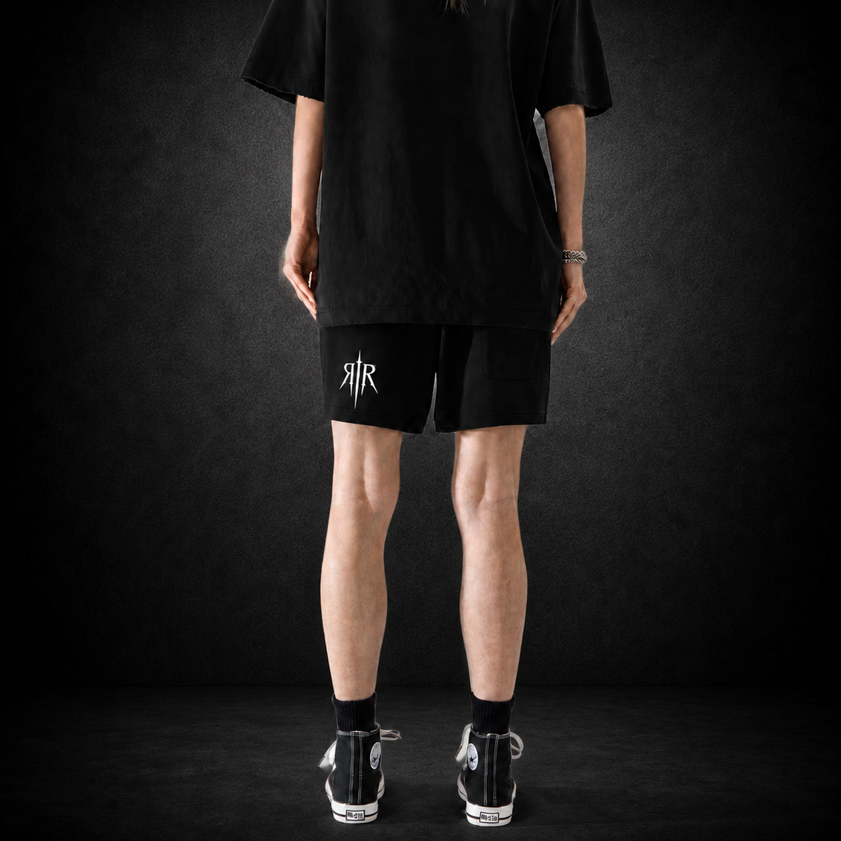 Women's Oversized Cotton Fleece Shorts